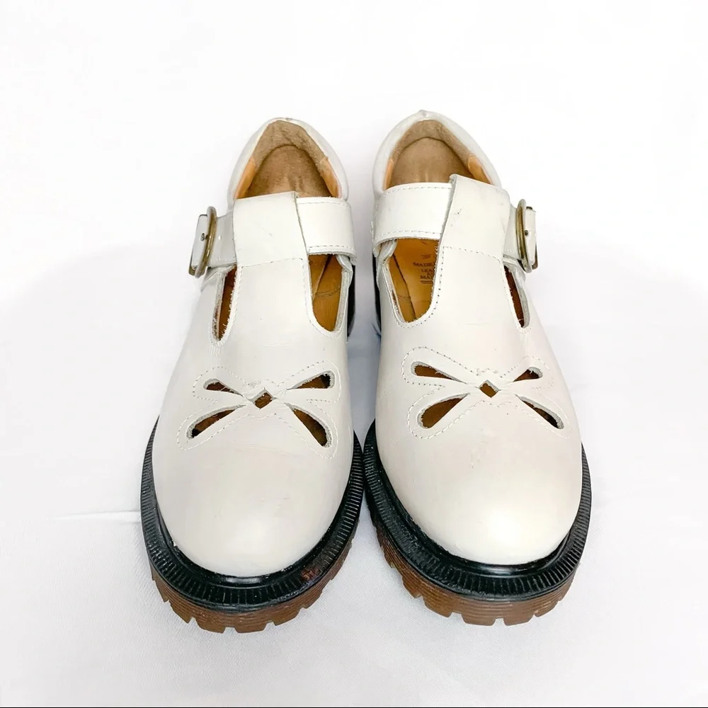 White Dr Martens Vintage - Picture 3 of 9